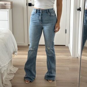 Vici Light Blue Flare Jeans